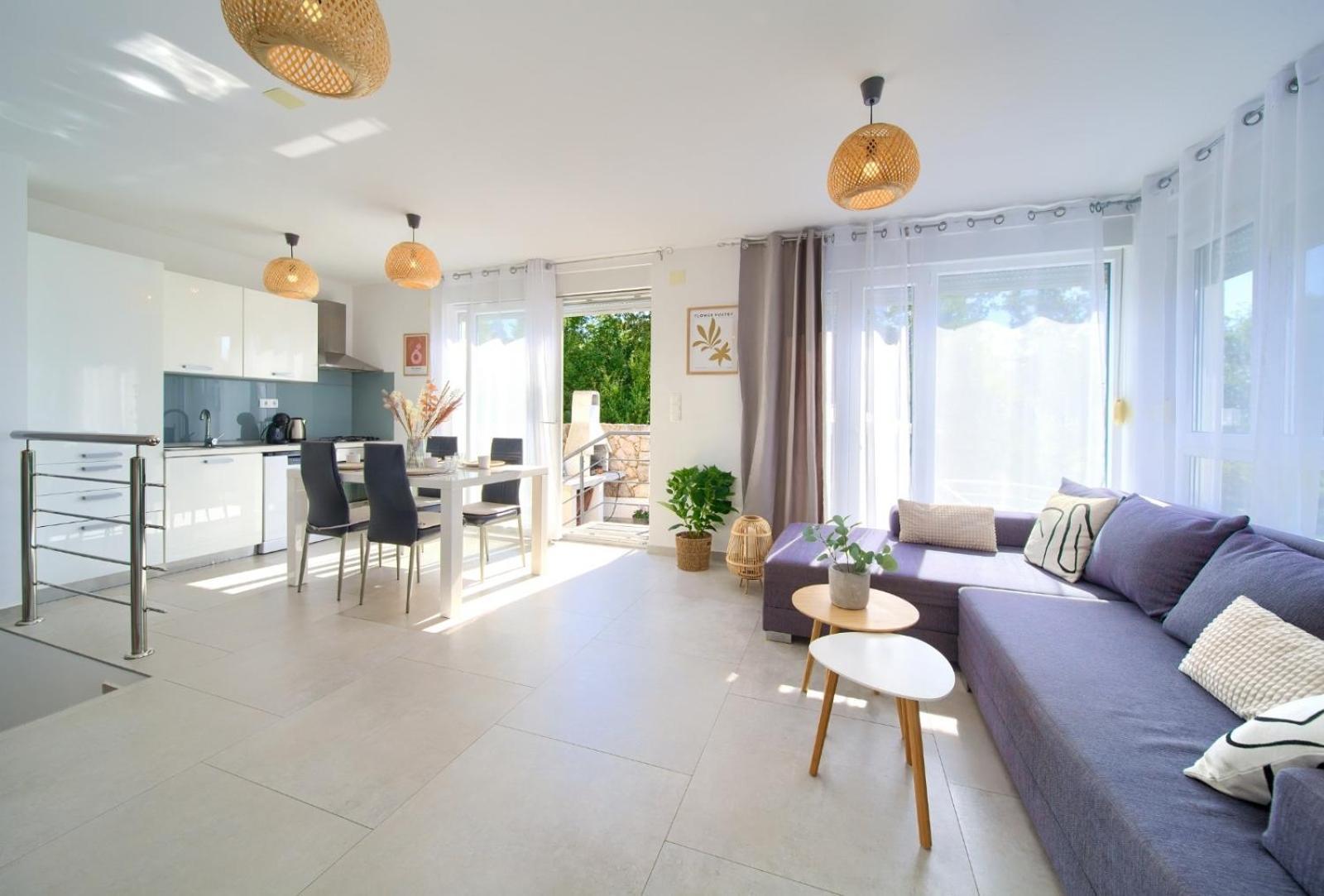 Apartment Sasso Bianco With The Private Pool Njivice Exterior foto